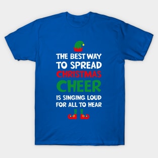 Christmas Cheer Elf Movie T-Shirt